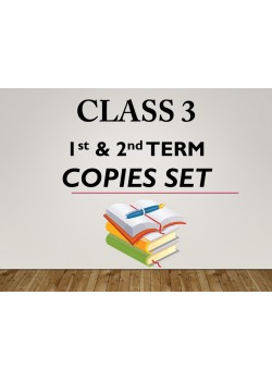 Class 3 - 1st & 2nd Term Copies Set - Hyderi Public School 