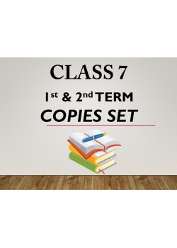 Class 7 - 1st & 2nd Term Copies Set - Hyderi Public School 